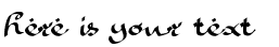 Your preview of KaraBenNemsi font