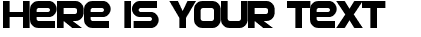 Your preview of SF Automaton font