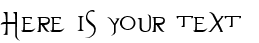Your preview of Evanescent font