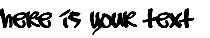 Your preview of Subway font