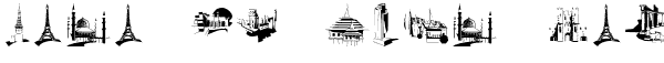 Your preview of Famous Buildings font