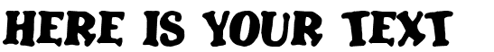 Your preview of Blatant font