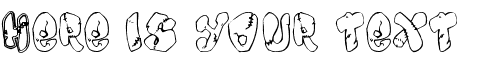Your preview of Chankenstein font