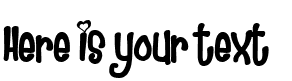 Your preview of Heartbreaker font