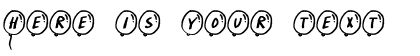 Your preview of Party Balloons font