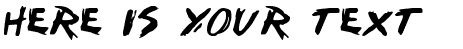 Your preview of I Want my TTR! font