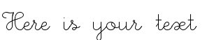 Your preview of Little days font