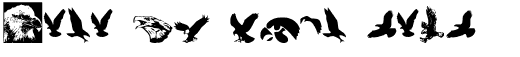 Your preview of Eagle Mania font