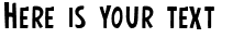 Your preview of Earth's Mightiest font