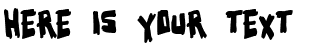 Your preview of Earthquake font