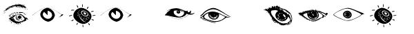 Your preview of Eyes font