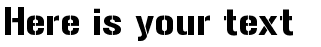 Your preview of Gunplay font