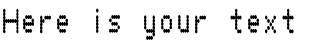 Your preview of Hydrogen Type font