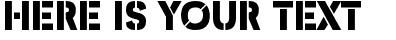 Your preview of ICBM SS-20 font