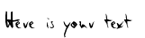 Your preview of Koeckis Handwriting font