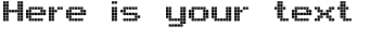 Your preview of Arcade font