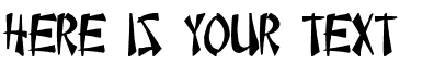Your preview of Chinese Takeaway font