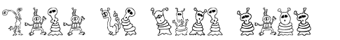 Your preview of Alien Twits font