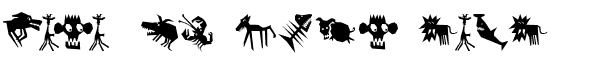 Your preview of Animalia Scissored font