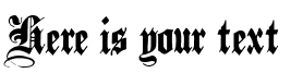 Your preview of Black Family font