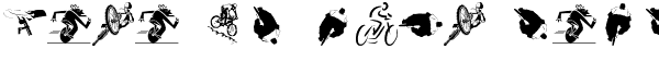 Your preview of Cycling font