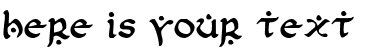 Your preview of First Order font
