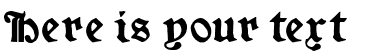 Your preview of Minim font