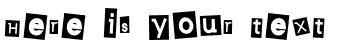 Your preview of Earwig Factory font