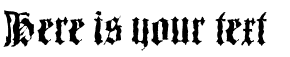 Your preview of Barlos Random font
