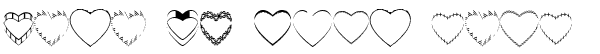 Your preview of 4YEOhearts font