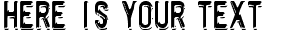 Your preview of Motorway font