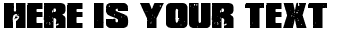 Your preview of Shaun of the Dead font