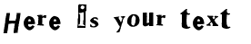 Your preview of Shoplifter font
