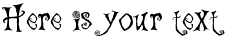 Your preview of The Gingerbread House font