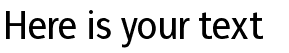Your preview of Francophil sans font