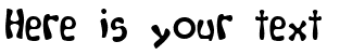 Your preview of Levity font