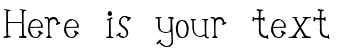 Your preview of Robot Teacher font
