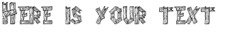 Your preview of Alpha Wood font