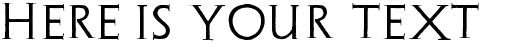 Your preview of Archeologicaps font
