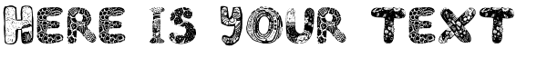Your preview of Filled ABC font
