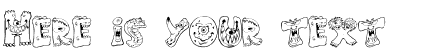 Your preview of Scary Monsters font