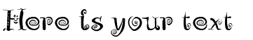 Your preview of Zeit Geisterbahn font