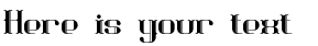 Your preview of Blackoninaut BRK font