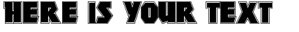 Your preview of Mighty font