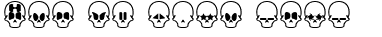 Your preview of SkullCapz font