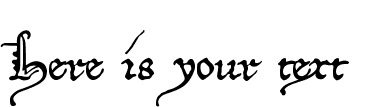 Your preview of DeiGratia font