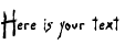 Your preview of Apocalypse Now font