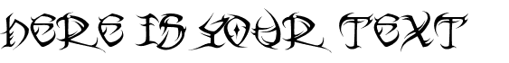 Your preview of Tribal font