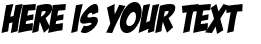 Your preview of BadaBoom BB font