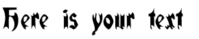 Your preview of Quael Gothic font